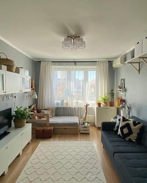 Стильная однушка, в которой продуман дизайн интерьера до самых мелочей. 08