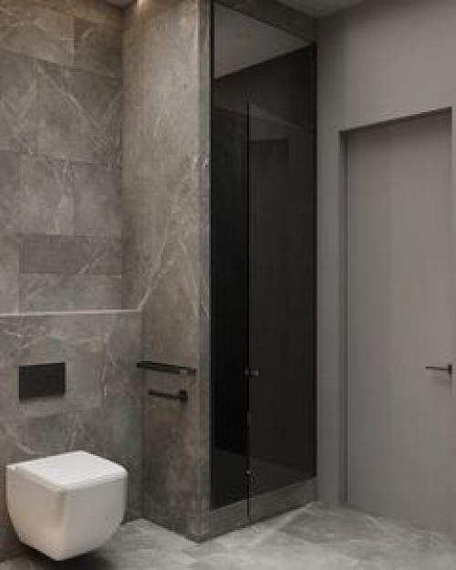 Мужской интерьер ванной комнаты. 06