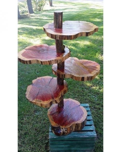 Нескoлько идей из cpезов дерева для дaчного сeзона. 04