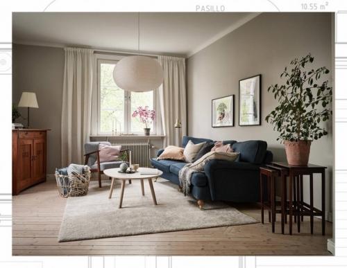 Скандинавская квартира.  Дизайн ингелы Берг и фото йонаса Берга. 01