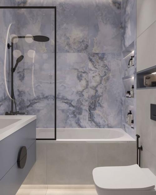 Ванная комната в квартире старого фонда. 03