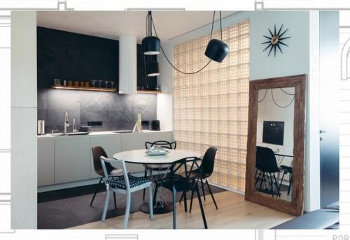 Проект двухкомнатной квартиры, площадью 62 кв. 04