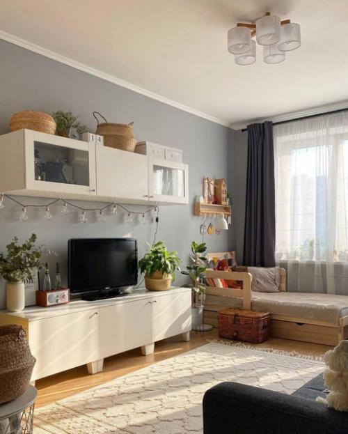 Стильная однушка, в которой продуман дизайн интерьера до самых мелочей. 02