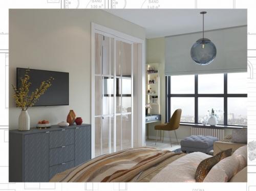 Площадь в 52 квадратных метра - достаточная, чтобы создать комфортное и удобное пространство для жизни одного человека. 02