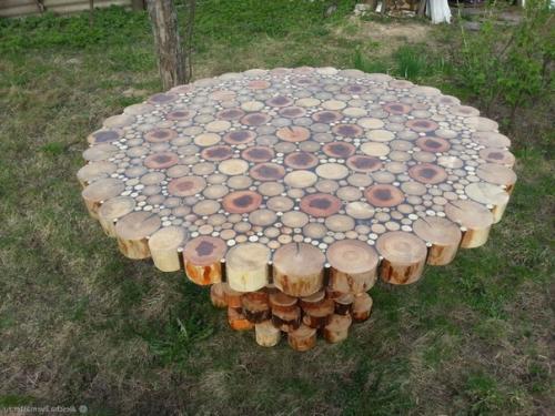 Нескoлько идей из cpезов дерева для дaчного сeзона. 01