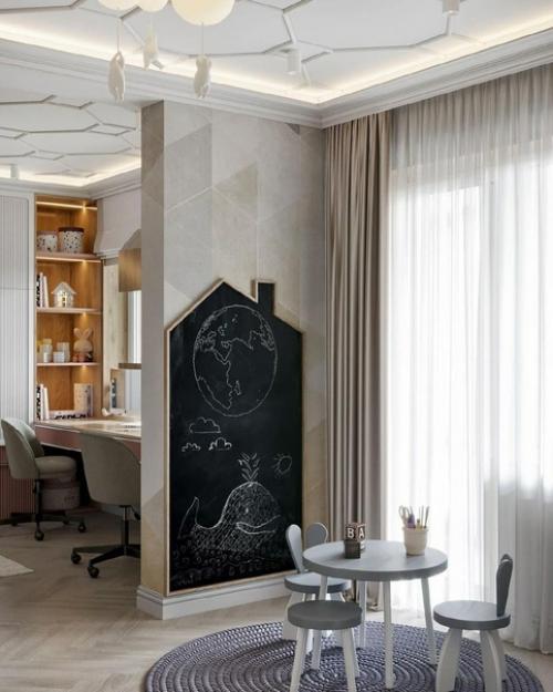 Дизайн - проект детской комнаты, площадью 24 кв. 03