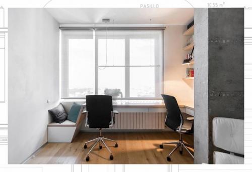 Проект двухкомнатной квартиры, площадью 62 кв. 02