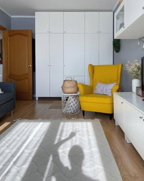 Стильная однушка, в которой продуман дизайн интерьера до самых мелочей. 07