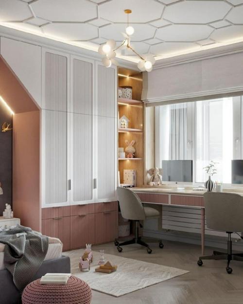 Дизайн - проект детской комнаты, площадью 24 кв. 08