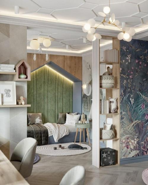 Дизайн - проект детской комнаты, площадью 24 кв. 05