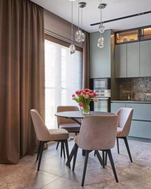 Комфортный и функциональный интерьер однокомнатной квартиры. 01