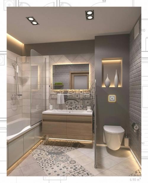 Визуализация проекта ванной комнаты. 02