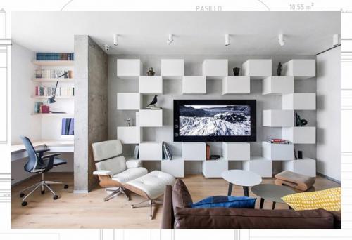 Проект двухкомнатной квартиры, площадью 62 кв. 03