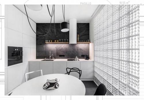 Проект двухкомнатной квартиры, площадью 62 кв. 05