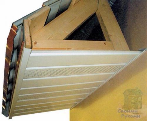 Подшивка свесов кровли. 04 Подшивка свесов кровли. 04