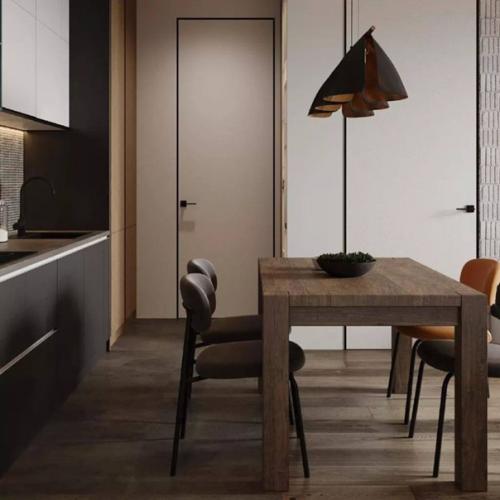 Доброе утро.  Мы начинаем с интерьера кухни - гостиной, площадью 17 кв. 03