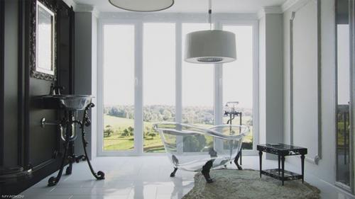 Wow - эффект в вашей ванной комнате создаст прозрачная ванна. 06