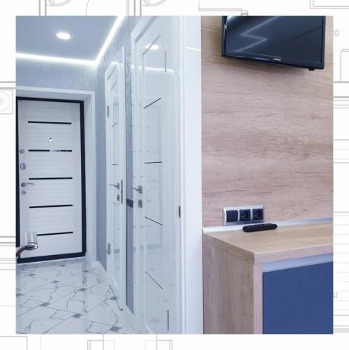 Синий цвет не так часто при оформлении интерьера используется. 07