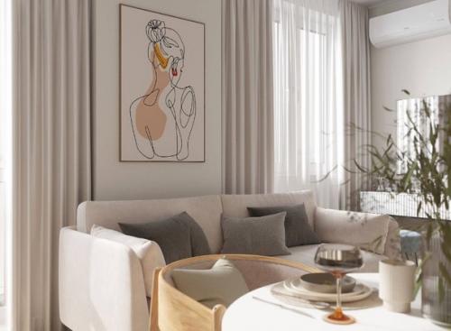 Работа с небольшими пространствами - это всегда грамотное зонирование, визуальное расширение и смекалка дизайнеров. 07