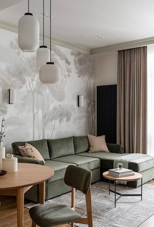 Стильная двушка с большим балконом для молодой пары. 07