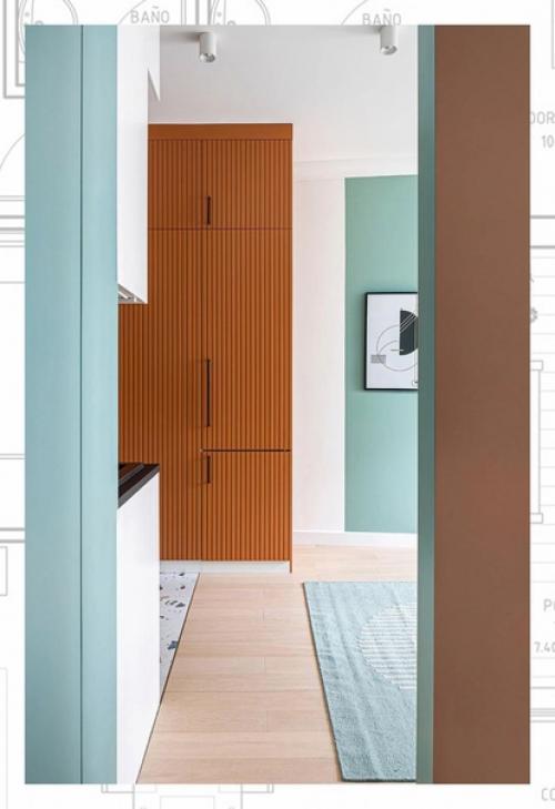 Маленькая квартира в стиле неомемфис. 03