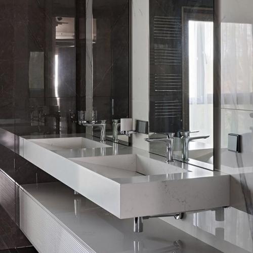 Какую столешницу и умывальник лучше для ванной комнаты выбрать? 07