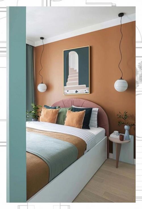 Маленькая квартира в стиле неомемфис. 04