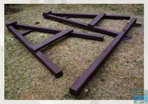 Самострой. Качели на дачу своими руками, п шаг вые ф т с чертеж м и деталями. 01