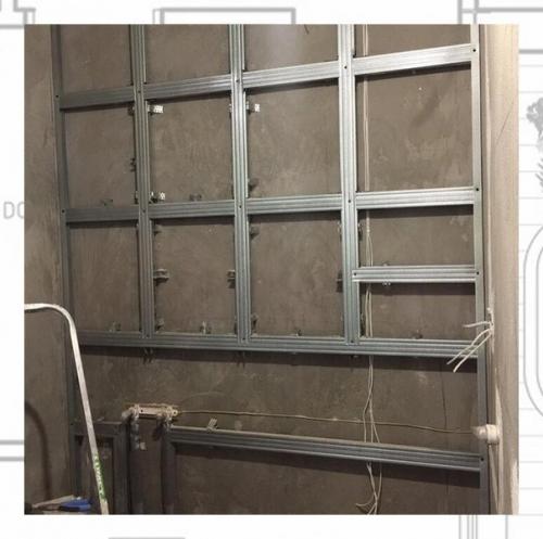 Процесс преображения обычного санузла в стильное помещение. 01