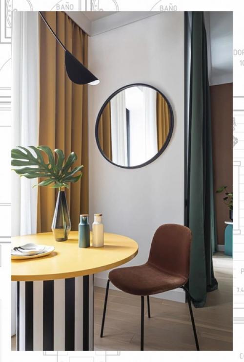 Маленькая квартира в стиле неомемфис. 06