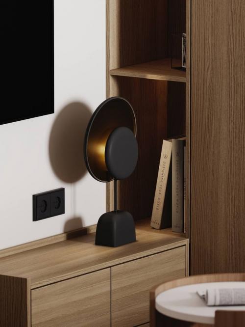 Кухня - гостиная в светлых тонах. 09