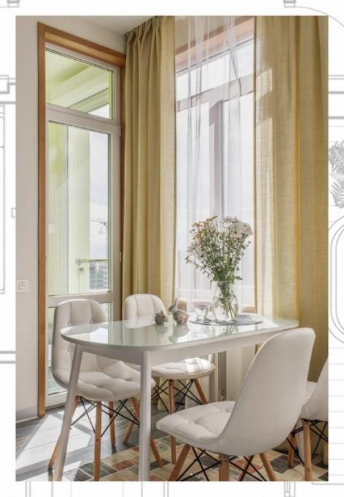 В случае если вам досталась небольшая кухня, начинайте ее Растягивать еще на этапе планировки. 02