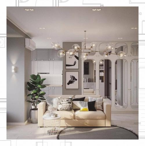 Сейчас многие стремятся выдержать интерьер квартир в едином стиле. 02