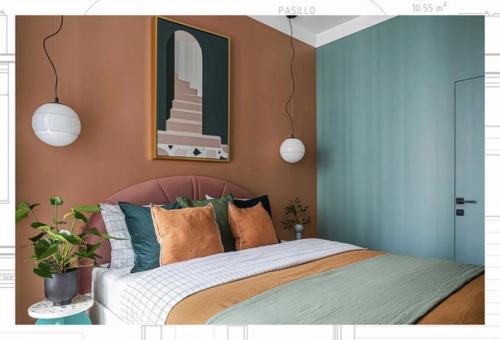 Маленькая квартира в стиле неомемфис. 02