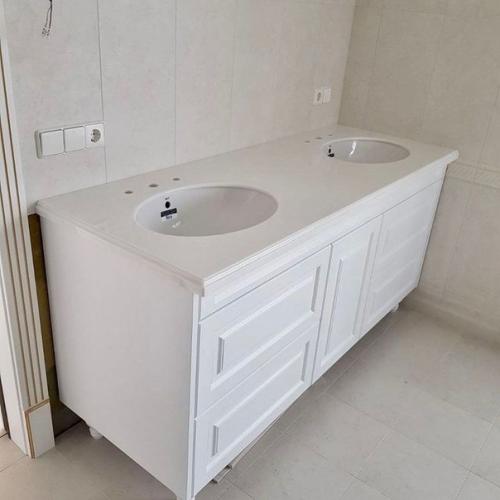 Какую столешницу и умывальник лучше для ванной комнаты выбрать? 06