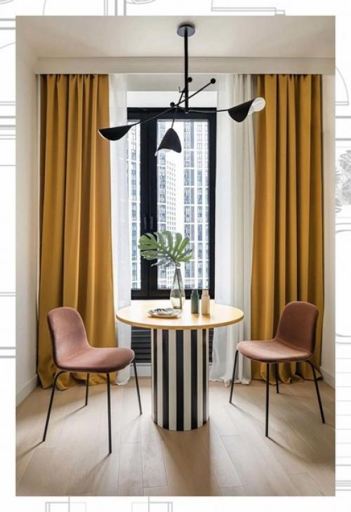 Маленькая квартира в стиле неомемфис. 05