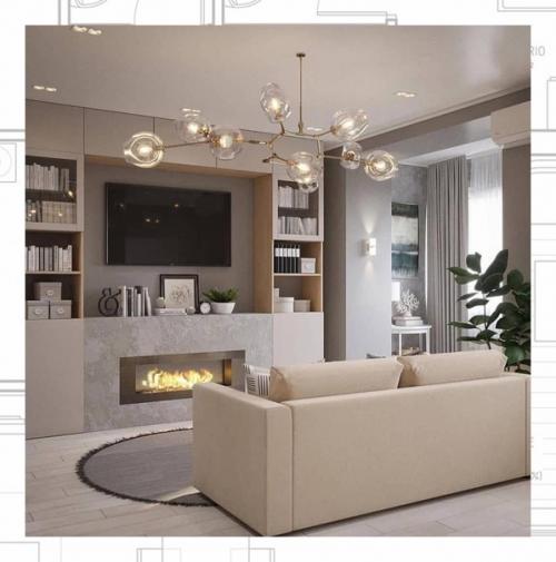 Сейчас многие стремятся выдержать интерьер квартир в едином стиле. 04