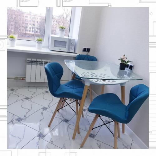 Синий цвет не так часто при оформлении интерьера используется. 05