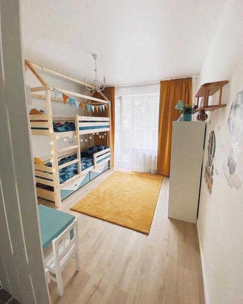 Стильная хрущевка.  Лишний раз убеждаюсь: главное в жилье - уют, а не строгое следование последним трендам и бег за люксовой отделкой. 09