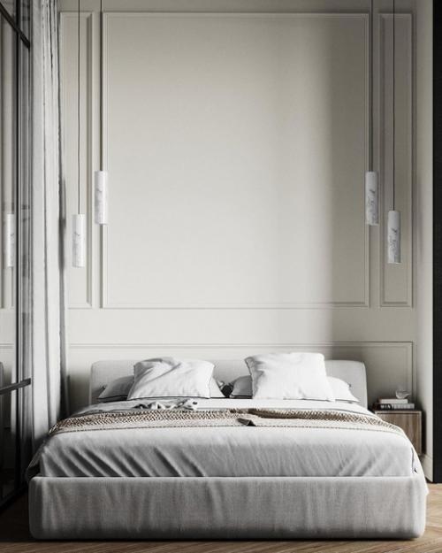 Необычный дизайн однокомнатной квартиры в современном стиле с модными фишками. 05