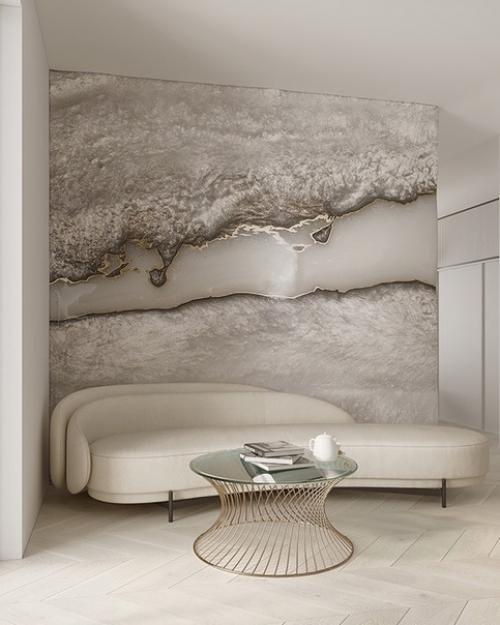 Современный интерьер квартиры с очень интересной мебелью. 02