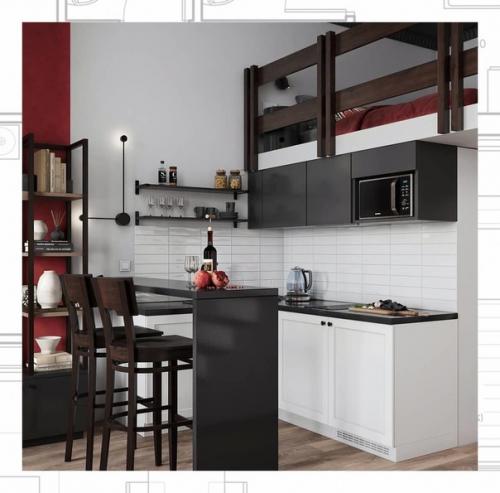 Двухуровневые апартаменты, 24. 04