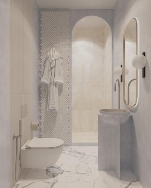 Современный интерьер квартиры с очень интересной мебелью. 04