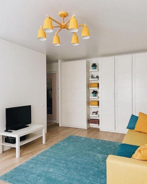 Стильная хрущевка.  Лишний раз убеждаюсь: главное в жилье - уют, а не строгое следование последним трендам и бег за люксовой отделкой. 05