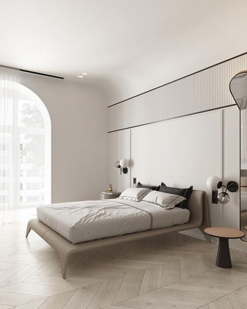 Современный интерьер квартиры с очень интересной мебелью. 03