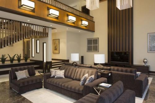 Гостиная в стиле конструктивизма. 01