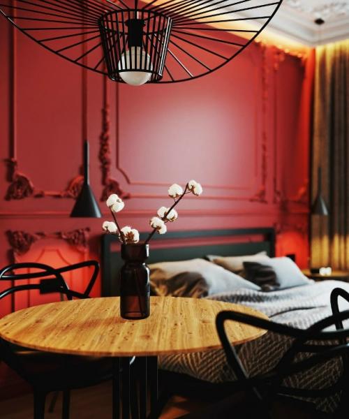 В этой стильной квартире - студии площадью всего 32 кв. 06