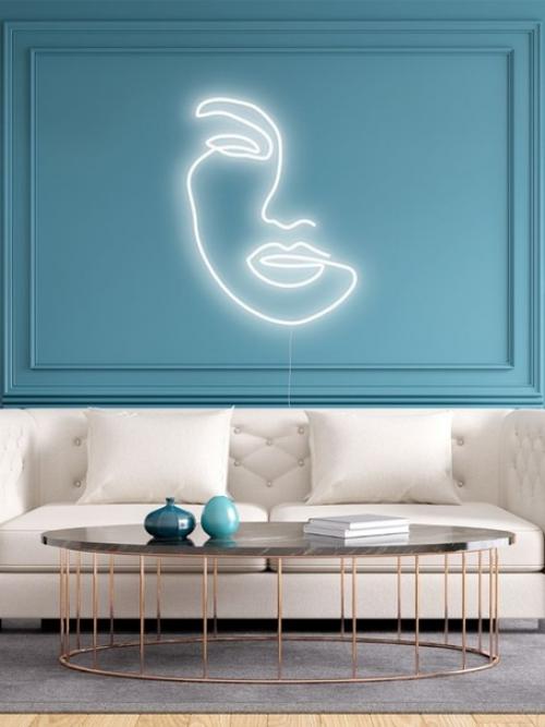 Неон перекочевал с улиц в домашний интерьер и стал одним из самых модных элементов современного дизайна. 07