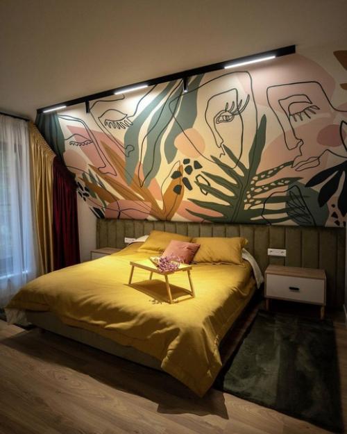 Яркие акценты в дизайне загородного дома. 02