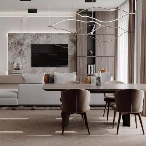 Главная формула современного интерьера заключается в том, что дизайн и функция - это взаимосвязанные и неразрывные понятия. 02